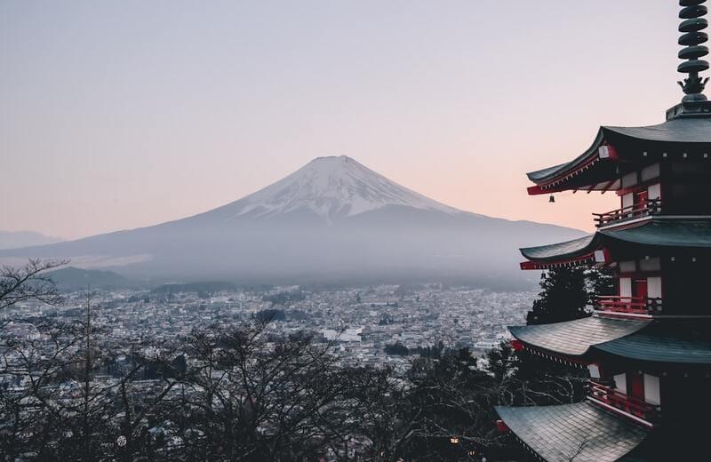 일본 여행 eSIM 배경 이미지