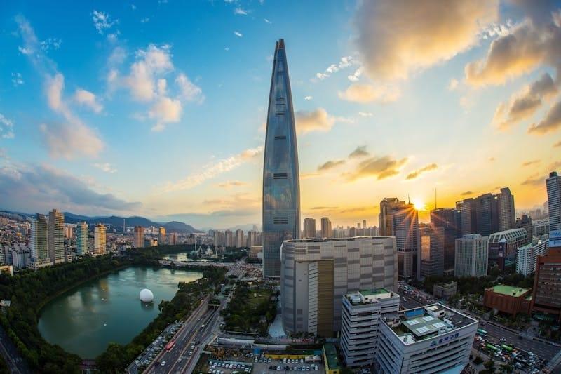 대한민국 여행 eSIM 배경 이미지