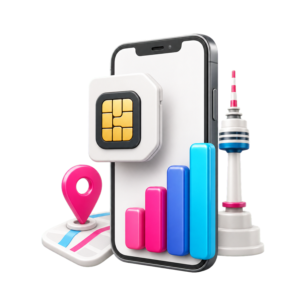 eSIM 3D 아이콘
